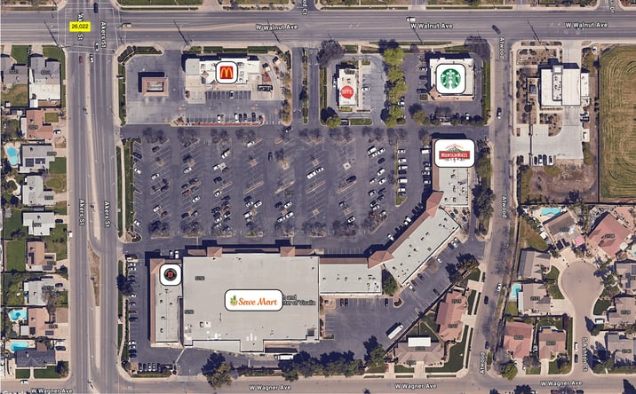 Pictures of Retail property located at 5143 West Walnut Avenue, Visalia, CA 93277 for sales - image #1