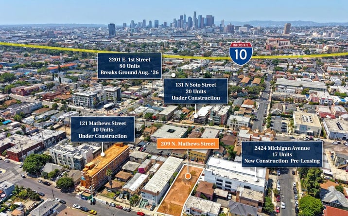 Pictures of Multifamily, Land property located at 209 N MATHEWS ST, LOS ANGELES, CA 90033 for sales - image #1