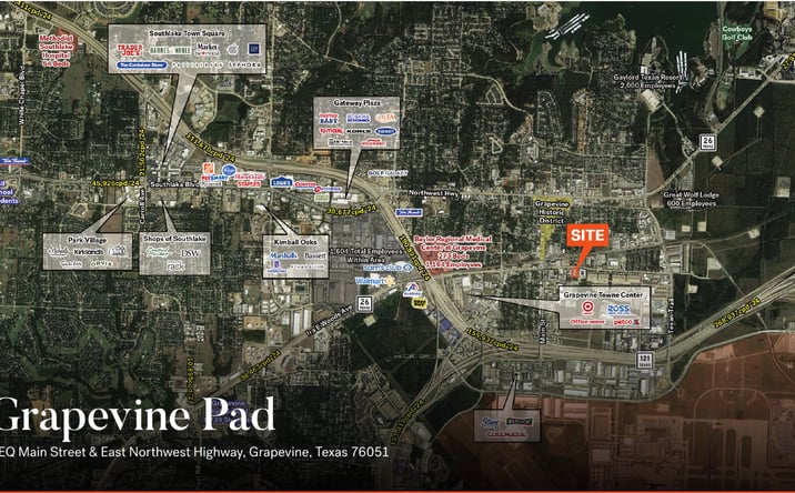 Pictures of Land property located at 701 East Northwest Highway, Grapevine, TX 76051 for sales - image #1