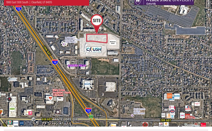 Pictures of Land property located at 1900 East 1300 South, Clearfield, UT 84015 for sales - image #1