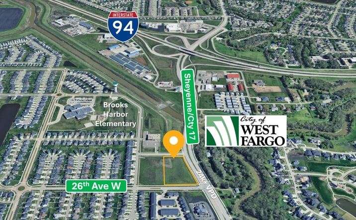 Pictures of Land property located at 2500 Sheyenne St W, West Fargo, ND 58078 for sales - image #1