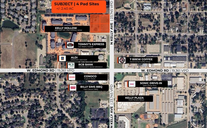 Pictures of Land property located at N. Kelly Avenue & W. Edmond Road, Edmond, OK 73003-5703 for sales - image #1
