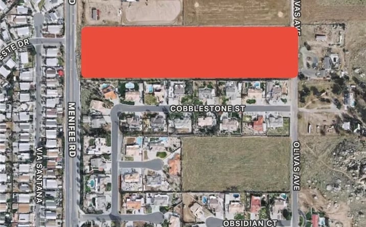 Pictures of Land property located at 22599 Olivas, Nuevo, CA 92567 for sales - image #1
