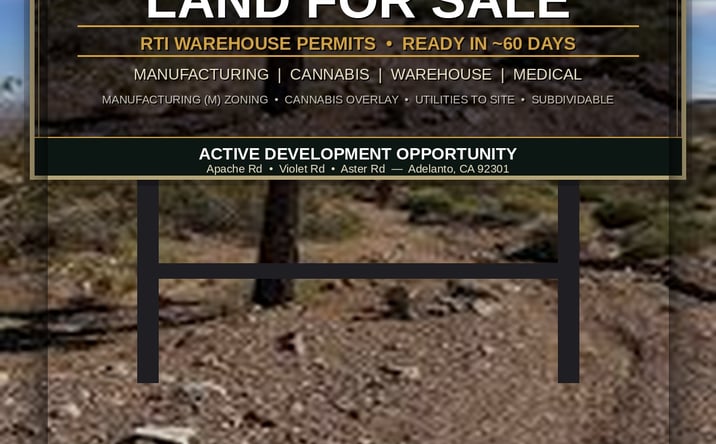 Pictures of Land property located at 0 VIOLET RD, ADELANTO, CA 92301 for sales - image #1