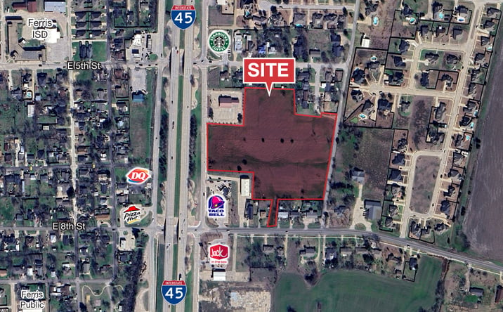 Pictures of Land property located at 660 S. Interstate 45, Ferris, TX 75125 for sales - image #1
