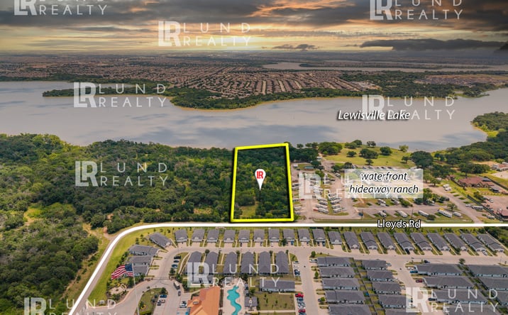 Pictures of Multifamily, Land property located at Hidden Lakefront Enclave | 4 AC on Lake Lewisville, Little Elm, TX 75068 for sales - image #1