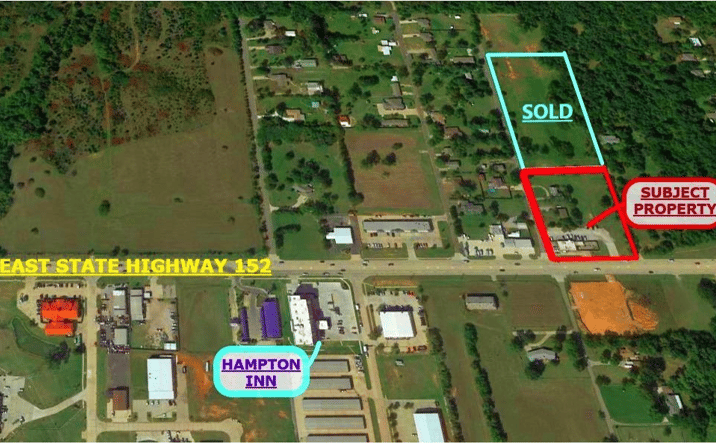 Pictures of Land property located at 1433 E. Highway 152, Mustang, OK 73064 for sales - image #1