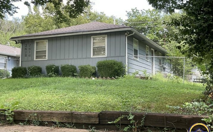 Pictures of Multifamily property located at 2616-2618 SW Clay ST, Topeka, KS 66611 for sales - image #1