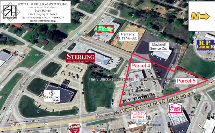 Pictures of Retail, Office, Hospitality property located at 2929 N Westwood Blvd, Poplar Bluff, MO 63901, 2951 N Westwood Blvd, Poplar Bluff, MO 63901 for sales - image #1