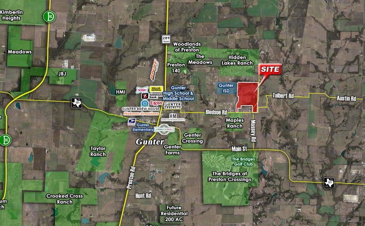 Pictures of Land property located at 2267 Bledsoe Rd, Gunter, TX 75058 for sales - image #1