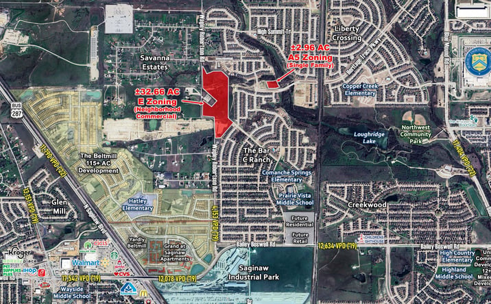 Pictures of Land property located at Wagley Robertson and Heritage Trace Parkway, Fort Worth, TX 76244 for sales - image #1