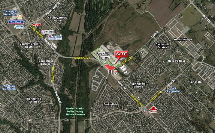 Pictures of Land property located at NWC of Firewheel Pkwy and Castle Dr, Garland, TX 75089 for sales - image #1