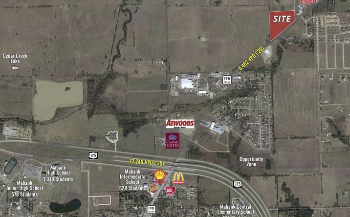 Pictures of Land property located at TX-198 & CR 4004, Mabank, TX 75147 for sales - image #1