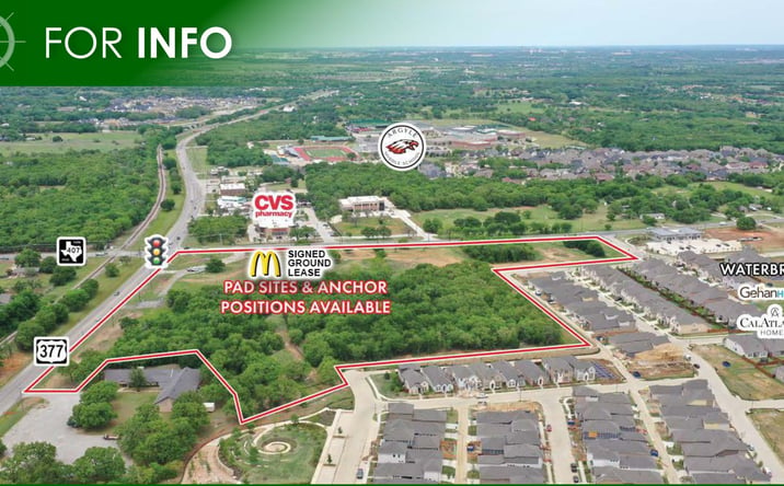 Pictures of Retail, Land property located at SEC FM 407 & US 377, Argyle, TX 76226 for sales - image #1
