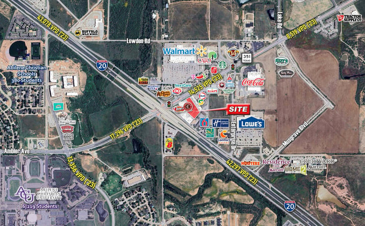 Pictures of Retail, Land property located at NEQ of I-20 & TX-351, Abilene, TX 79601 for sales - image #1