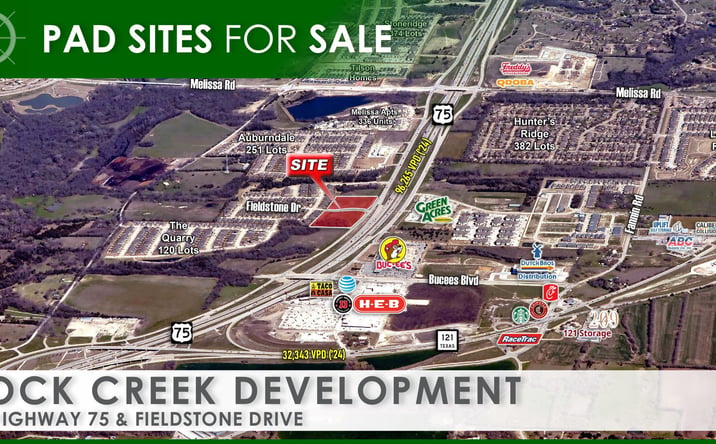 Pictures of Land property located at US Highway 75 & Fieldstone Drive, Melissa, TX 75454 for sales - image #1