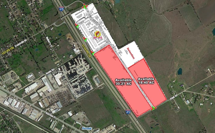 Pictures of Land property located at 1402 I-45, Ennis, TX 75119 for sales - image #1