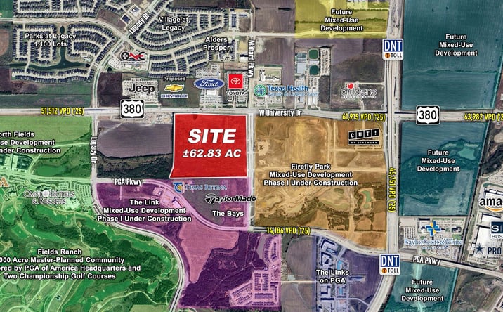 Pictures of Retail, Office, Mixed Use, Land property located at 2100 W University Dr, Frisco, TX 75035 for sales - image #1
