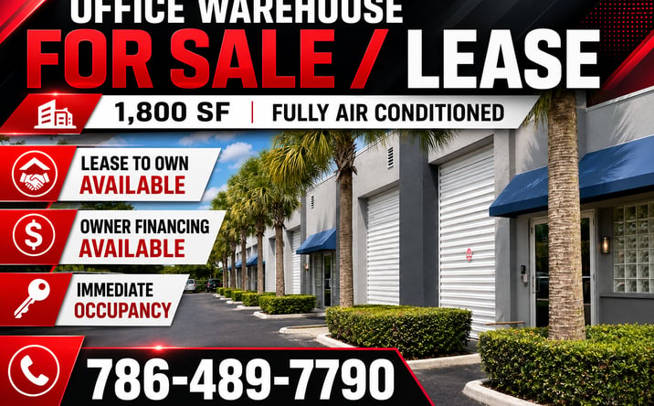 Pictures of Industrial, Mixed Use, Office property located at 6761 West Sunrise Boulevard, Plantation, FL 33313 for sales - image #1
