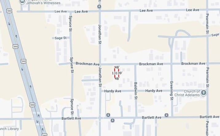 Pictures of Retail, Multifamily property located at 11735 Brockman Avenue, Adelanto, CA 92301 for sales - image #1