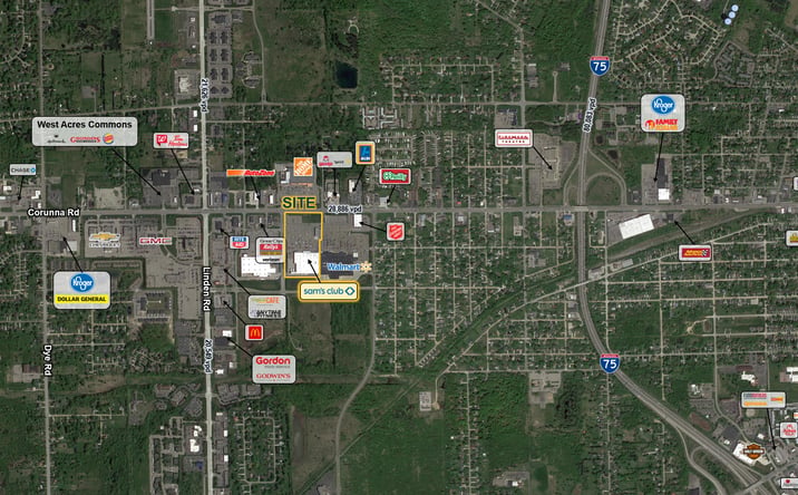 Pictures of Retail, Land property located at 4373 Corunna Road, Flint, MI 48532 for sales - image #1