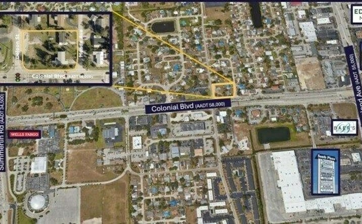 Pictures of Land property located at 1741 Colonial Blvd, Fort Myers, FL 33901 for sales - image #1