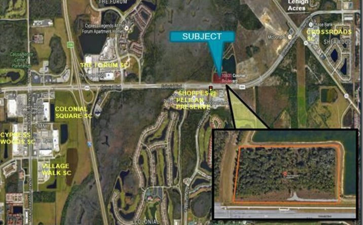 Pictures of Land property located at 10631-10681 Colonial Blvd., Fort Myers, FL 33913 for sales - image #1