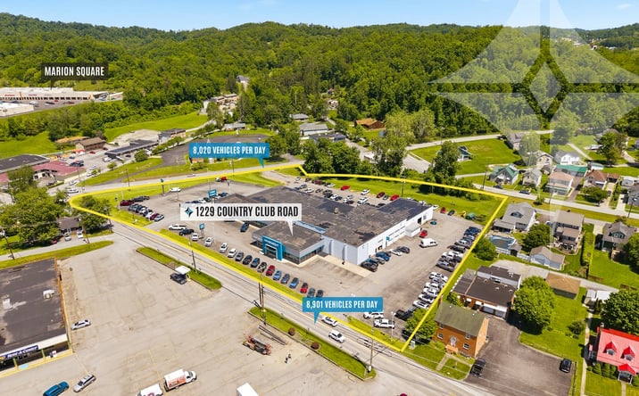 Pictures of Retail, Industrial, Mixed Use property located at 1229 Country Club Road, Fairmont, WV 26554 for sales - image #1
