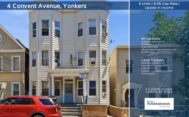 Pictures of Multifamily property located at 4 Convent Ave, Yonkers, NY 10703 for sales - image #1