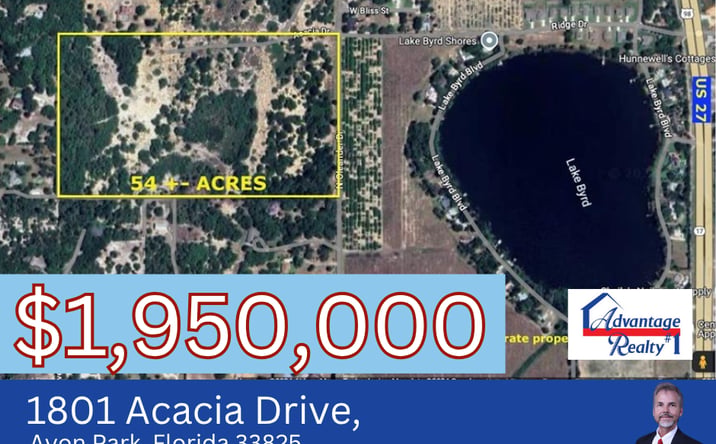 Pictures of Land property located at 1801 Acacia Drive, Avon Park, FL 33825 for sales - image #1