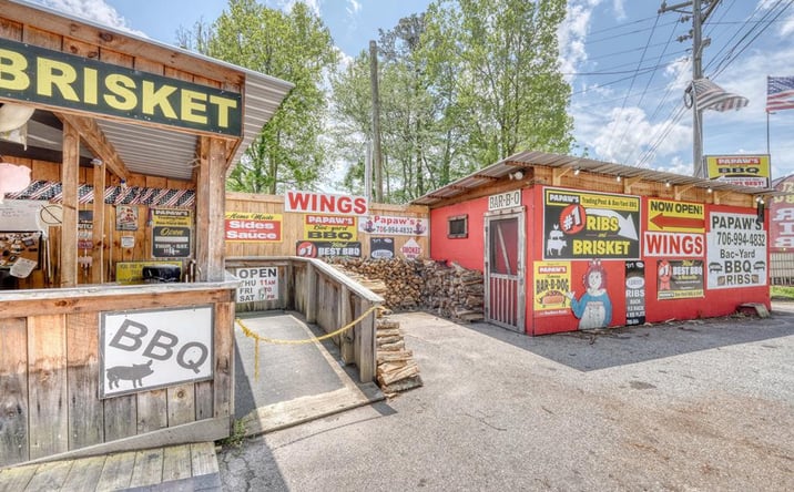 Pictures of Business for Sale, Retail property located at 11026 Hwy 325 Papaw's Bbq, Blairsville, GA 30512 for sales - image #1