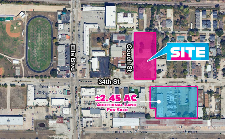 Pictures of Retail, Mixed Use, Land property located at 1624 West 34th Street, Houston, TX 77018 for sales - image #1