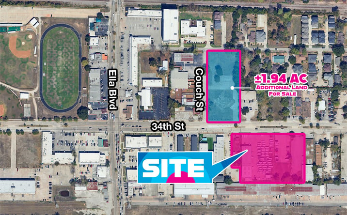 Pictures of Retail, Mixed Use, Land property located at 1605 West 34th Street, Houston, TX 77018 for sales - image #1