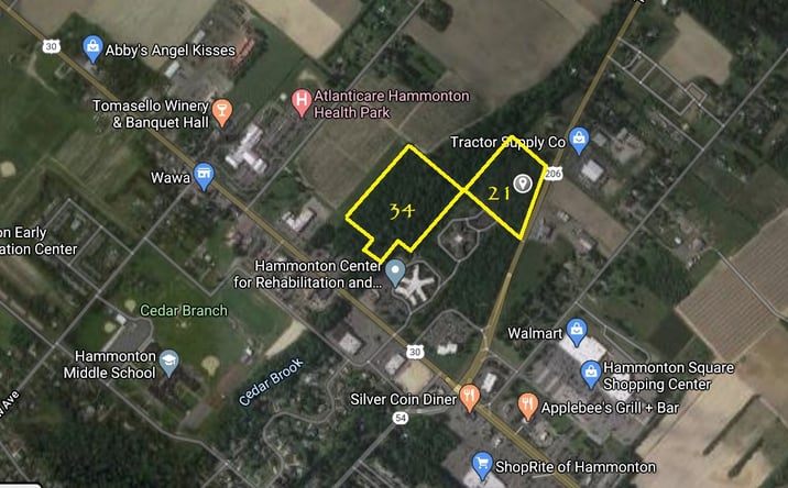 Pictures of Land property located at 55 U.S. 206, Hammonton, NJ 08037 for sales - image #1