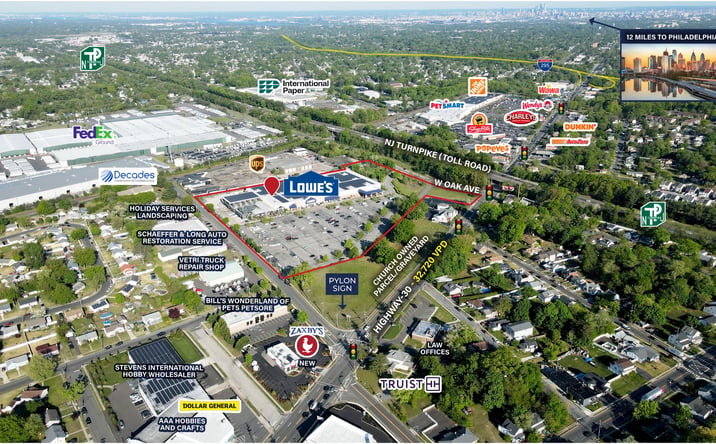 Pictures of Retail property located at 122 W Oak Ave, Lawnside, NJ 08045 for sales - image #1