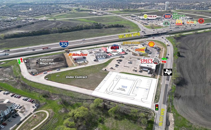 Pictures of Retail property located at 650 S William E Crawford Ave, Fate, TX 75189 for sales - image #1