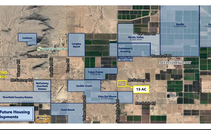 Pictures of Retail, Land property located at 3942 West McCartney Road, Coolidge, AZ 85128 for sales - image #1
