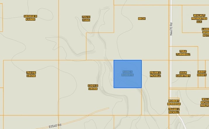 Pictures of Land property located at County Road Street, Colcord, OK 74338 for sales - image #1