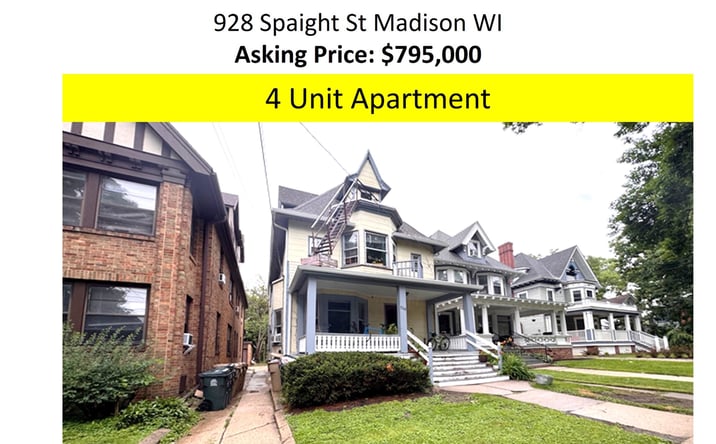 Pictures of Multifamily property located at 928 Spaight Street, Madison, WI 53703 for sales - image #1