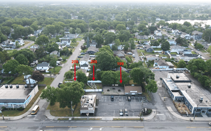 Pictures of Retail, Land property located at 199 Waverly Ave, Patchogue, NY 11772, 205 Waverly Ave, Patchogue, NY 11772, 209 Waverly Ave, Patchogue, NY 11772 for sales - image #1