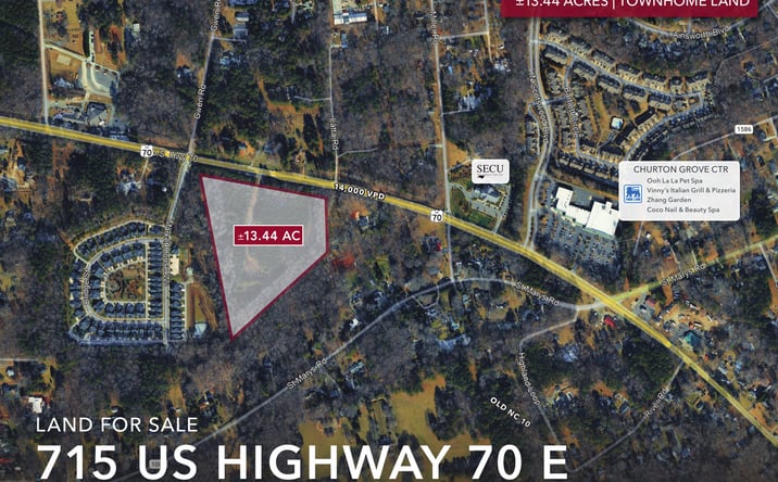 Pictures of Land property located at 715 US Highway 70 E, Hillsborough, NC 27278 for sales - image #1