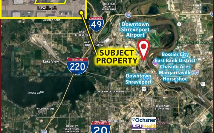 Pictures of Office property located at 701 Airport Drive, Shreveport, LA 71107 for sales - image #1