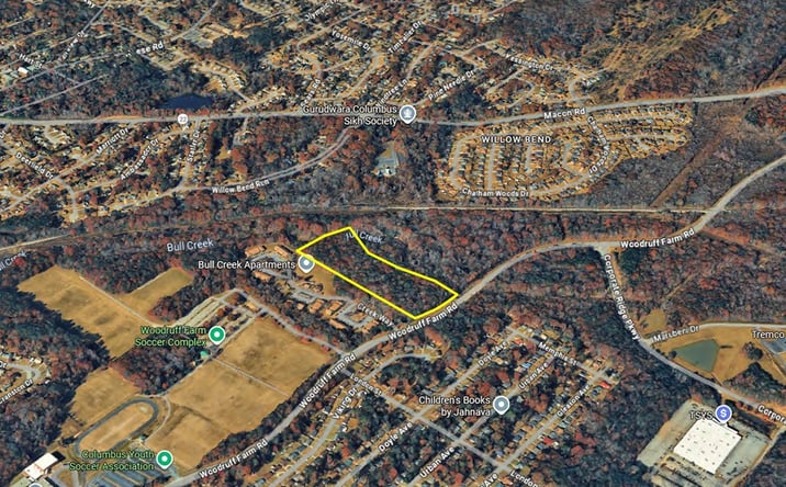 Pictures of Land property located at 3501 Woodruff Farm Road, Columbus, GA 31907 for sales - image #1