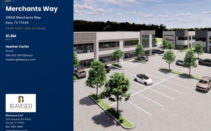 Pictures of Land, Office property located at 21630 Merchants Way, Katy, TX 77449 for sales - image #1