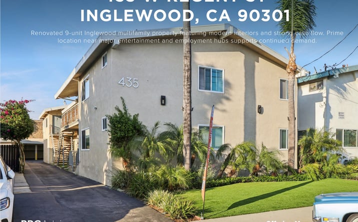 Pictures of Multifamily property located at 435 W Regent Street, Inglewood, CA 90301 for sales - image #1