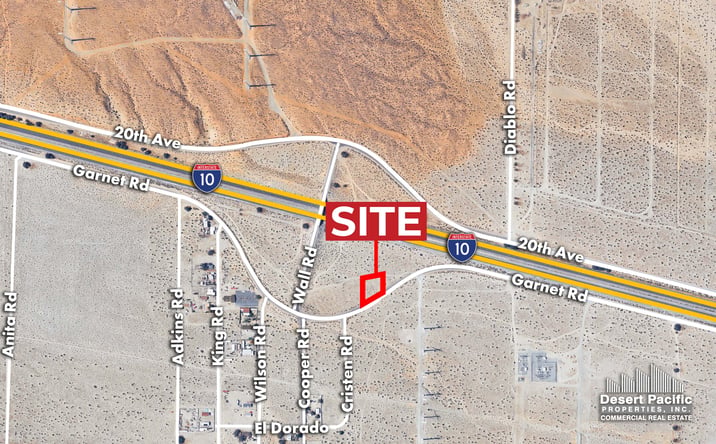 Pictures of Land property located at Garnet Rd & Wall Rd, Palm Springs, CA 92262 for sales - image #1