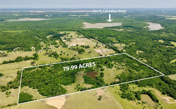 Pictures of Land property located at E 1130 Road, Eufaula, OK 74432 for sales - image #1