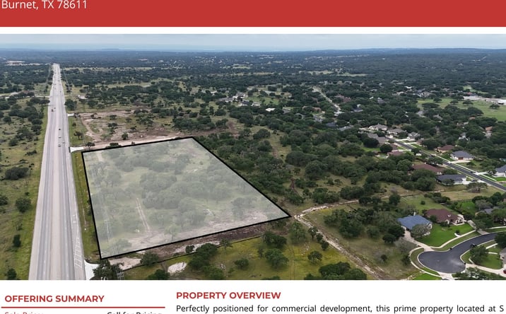 Pictures of Land property located at S Highway 281, Burnet, TX 78611 for sales - image #1