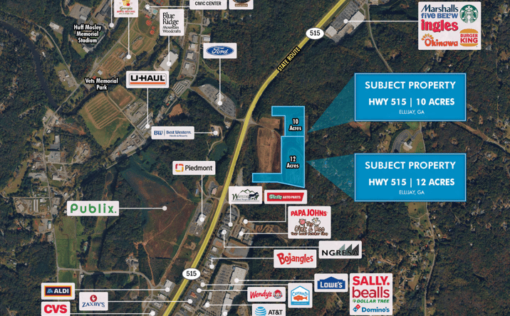Pictures of Land property located at 722 Chinquapin Road, Ellijay, GA 30536 for sales - image #1