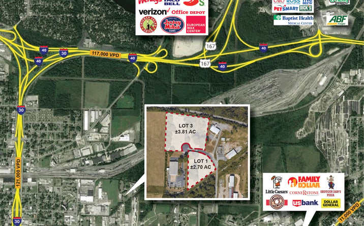 Pictures of Land property located at 1100 Hemlock St., North Little Rock, AR 72114 for sales - image #1